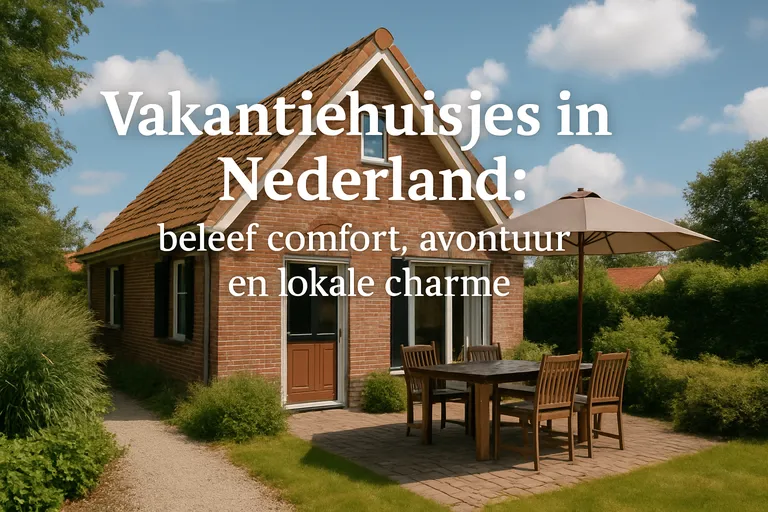 Vakantiehuisjes in Nederland: beleef comfort, avontuur en lokale charme